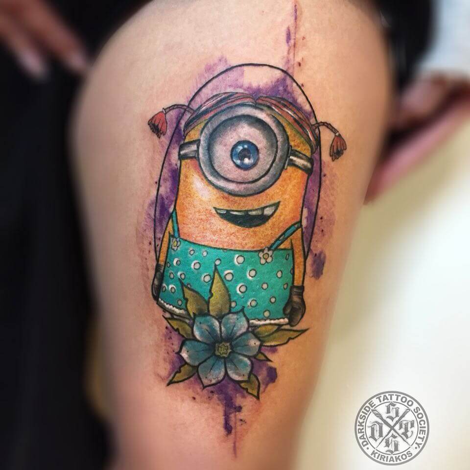 Minion knuckle tattoo xpost rminionhate  rbadtattoos