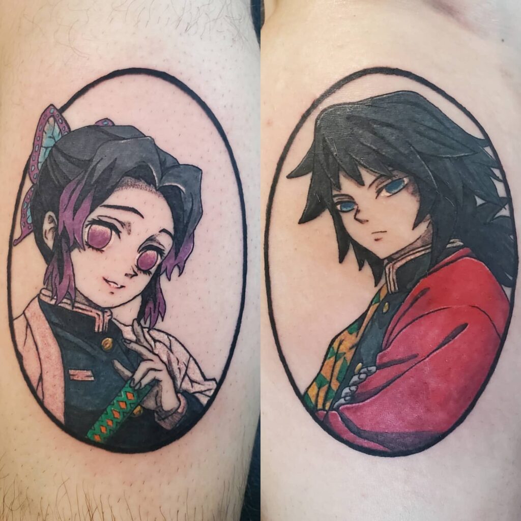 50+ cool anime tattoos for yourself and for couples (matching tat) -  Briefly.co.za