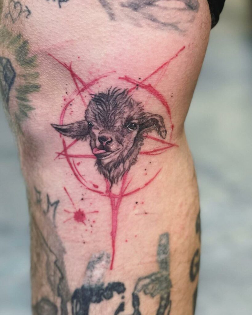 20 Goat Tattoo Designs With Meaning  EntertainmentMesh