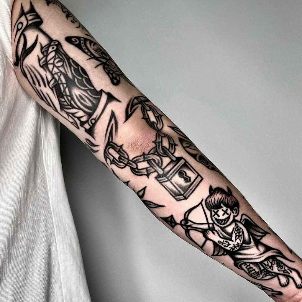 12 Spaced Out Tattoo Sleeve Ideas To Inspire You  alexie