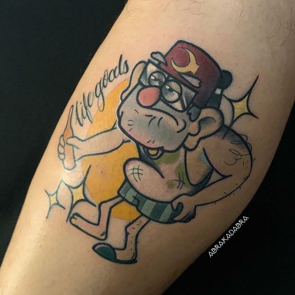 Tom the Fanboys Small Glass  Grunkle Stans Tattoo Is there a master  post