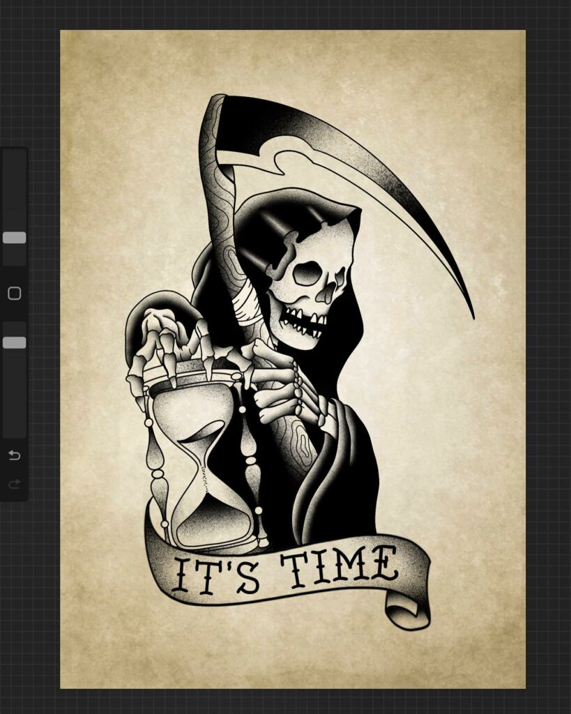 Grim Reaper Tattoo Vector Images over 830