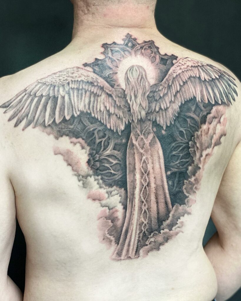 The true meaning and beauty of the angel wings tattoo