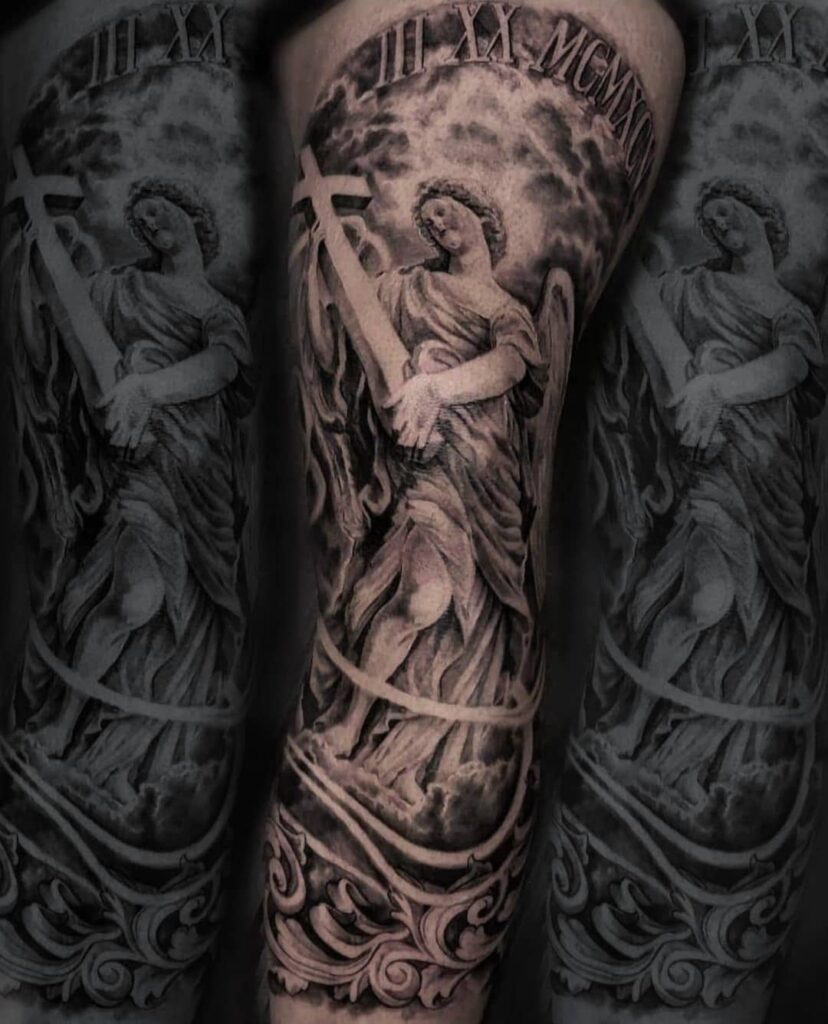 Guardian Angel Tattoo Sleeve
