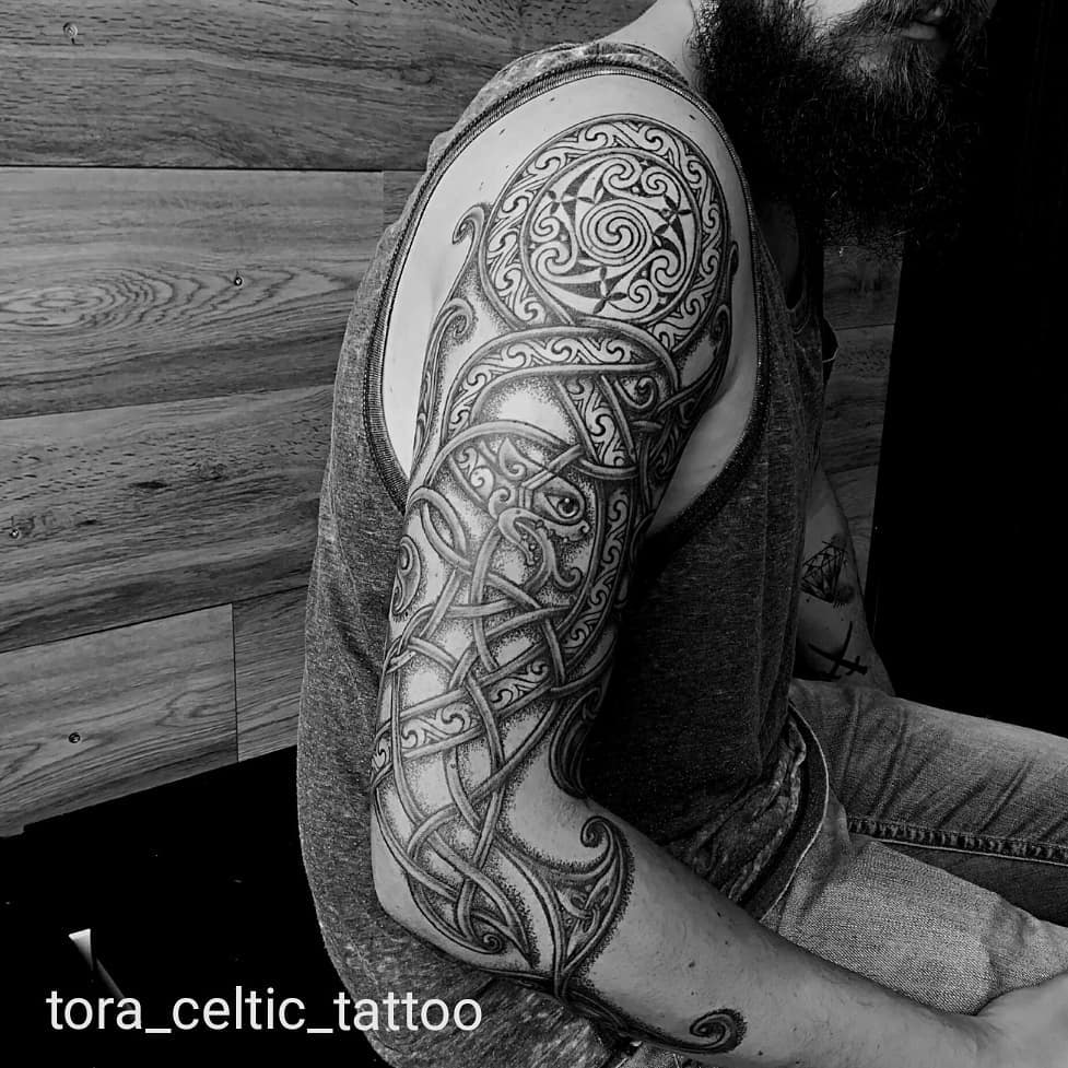 Half Sleeve Tattoo That Represents Faith