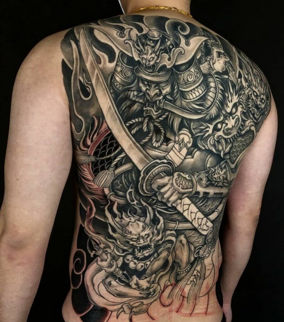Hannya Samurai Tattoo
