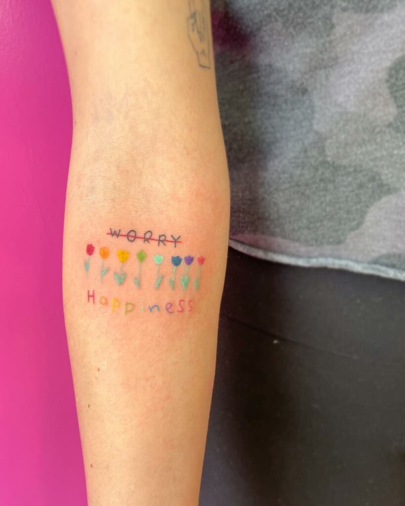 Happiness Tattoos