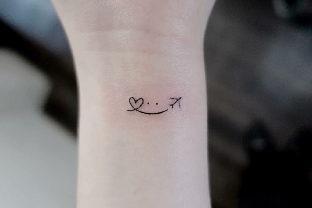 Buy Infinity Heart Temporary Tattoo  Cute Wrist Tattoo Online in India   Etsy