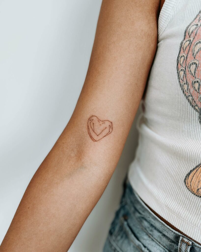 Self hug temporary tattoo get it here 