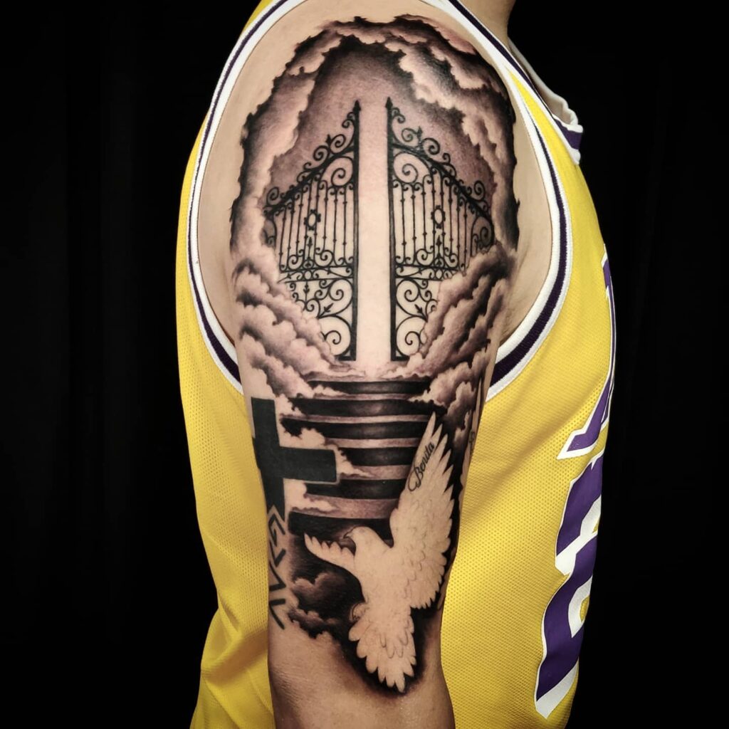 90 Amazing Stairway To Heaven Tattoo Designs You Need To See  Outsons