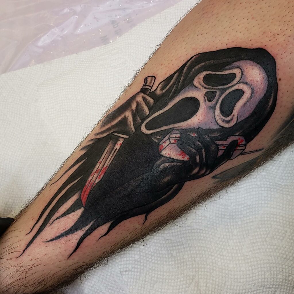 175 Scary Ghostface Tattoos Ideas 2023  TattoosBoyGirl