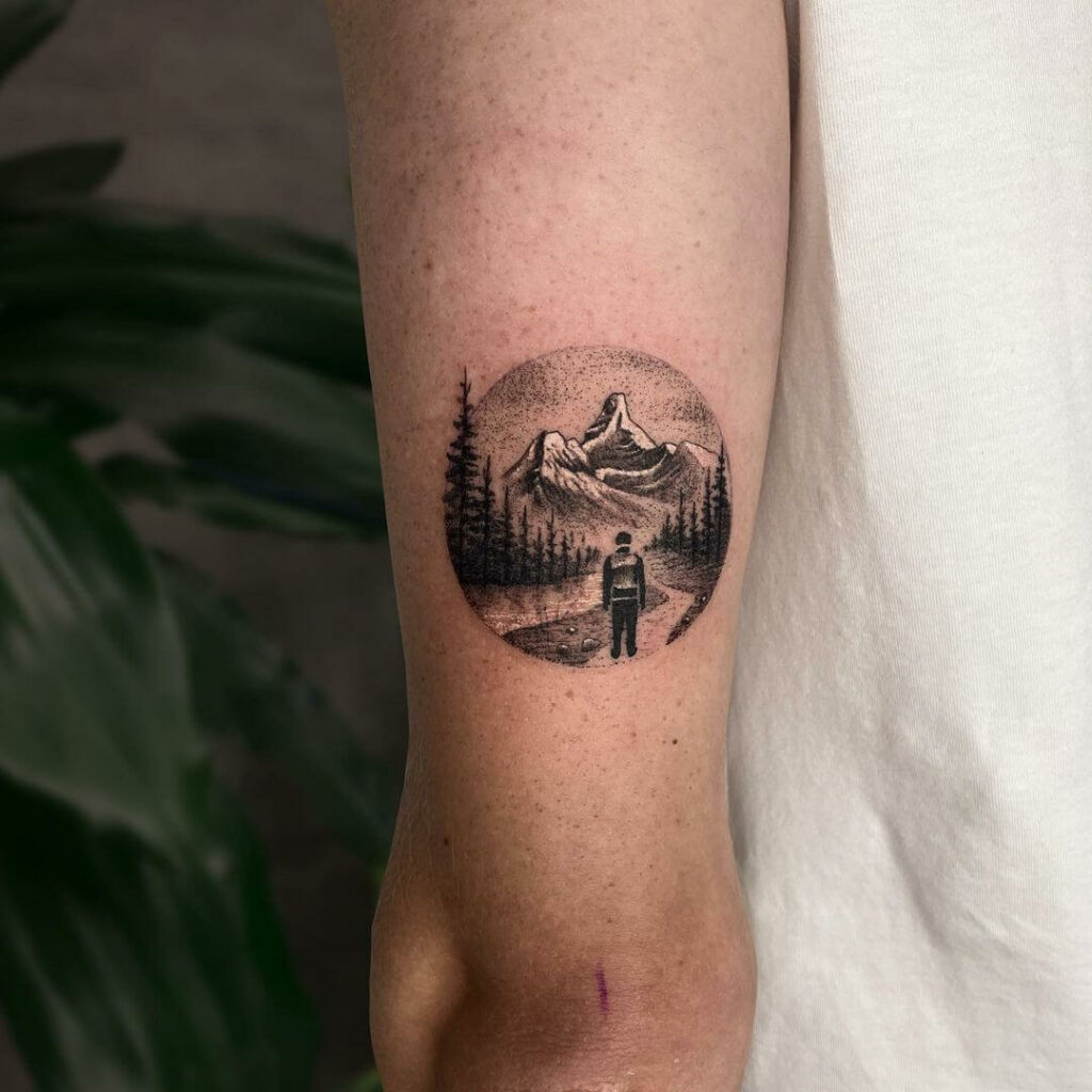 12+ Hiker Tattoo Ideas To Inspire You! - alexie