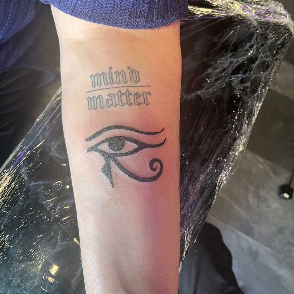 50 Eye Of Horus Tattoo Designs For Men  Egyptian Hieroglyph Ink