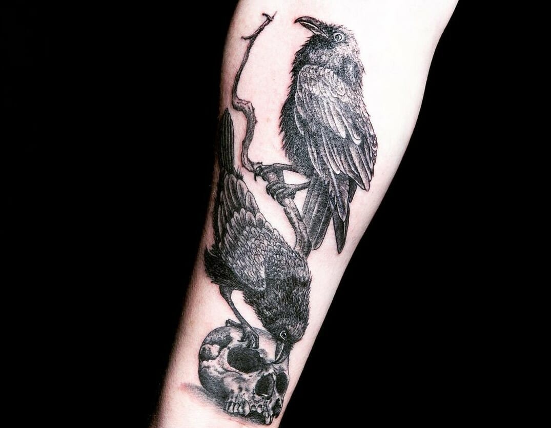 10+ Hugin And Munin Tattoo Ideas That Will Blow Your Mind! - alexie