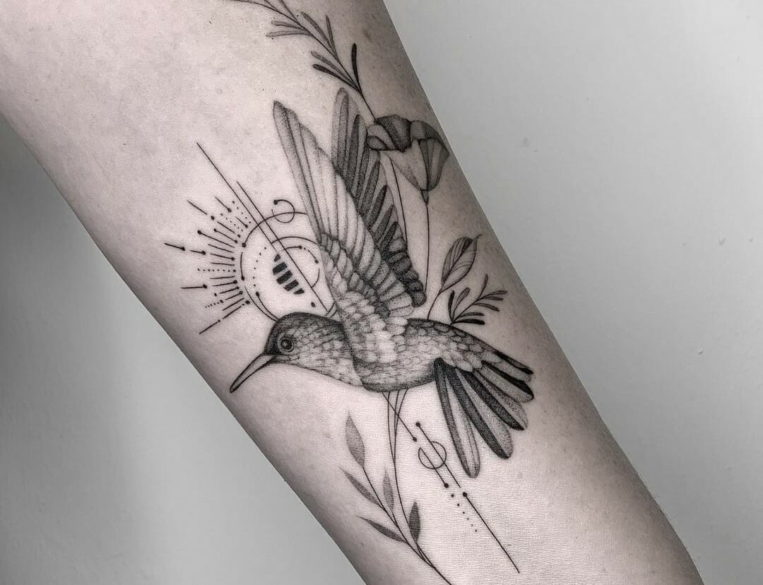 Hummingbird tattoo by Andrea Morales  Post 30579