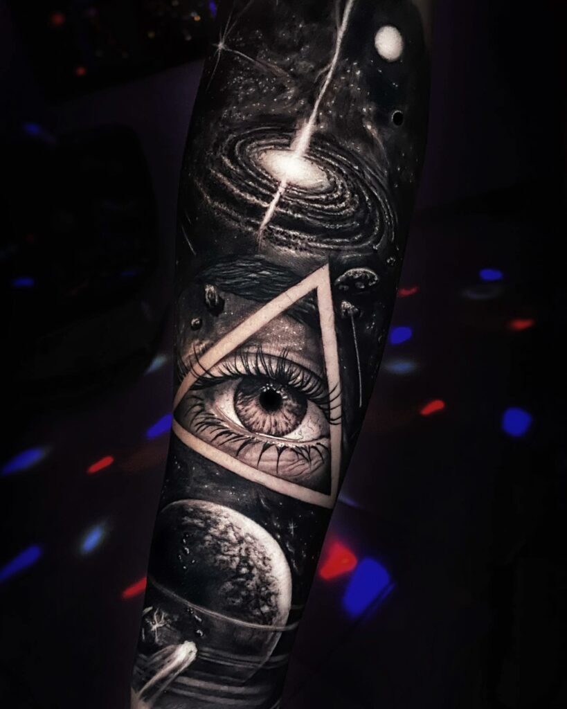 Illuminati Eye Tattoo Design