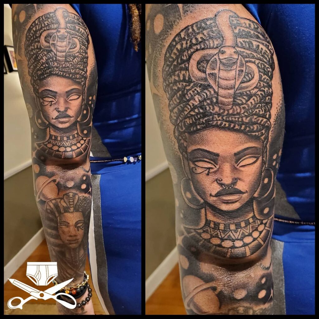 11+ Afro Black Queen Tattoo Ideas That Will Blow Your Mind! - alexie