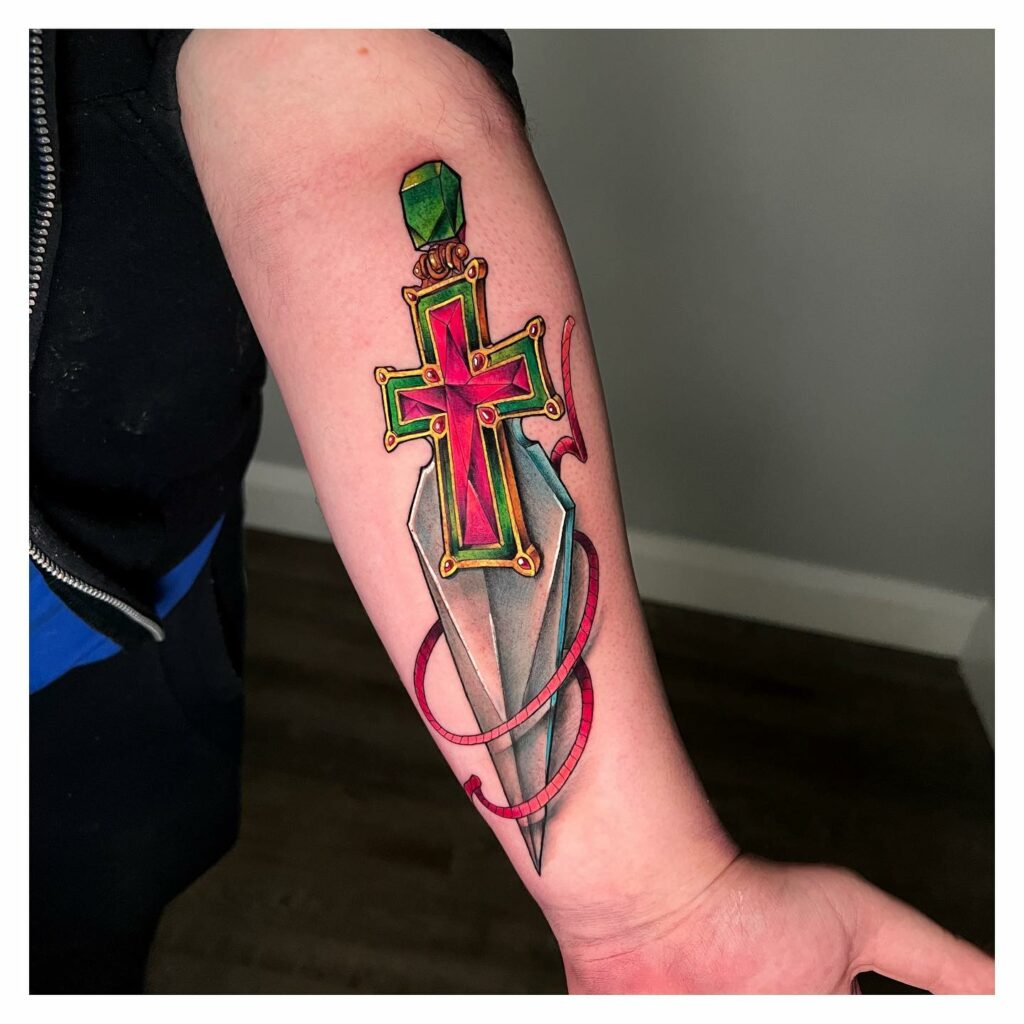 Italian Iron Cross Tattoo