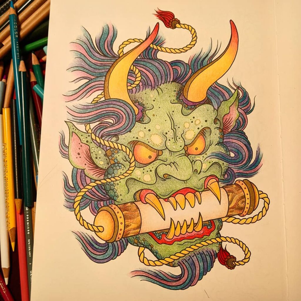 Japanese Oni Tattoo Page