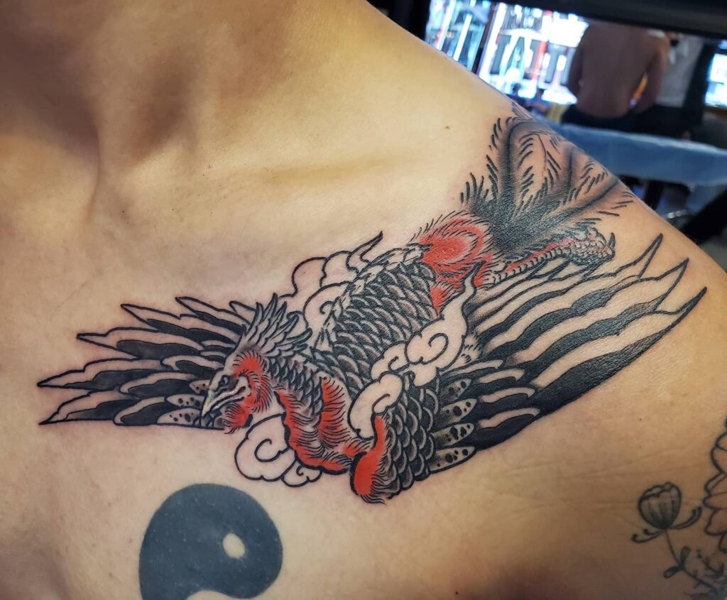 50 Japanese Phoenix Tattoo Designs For Men  Mythical Ink Ideas