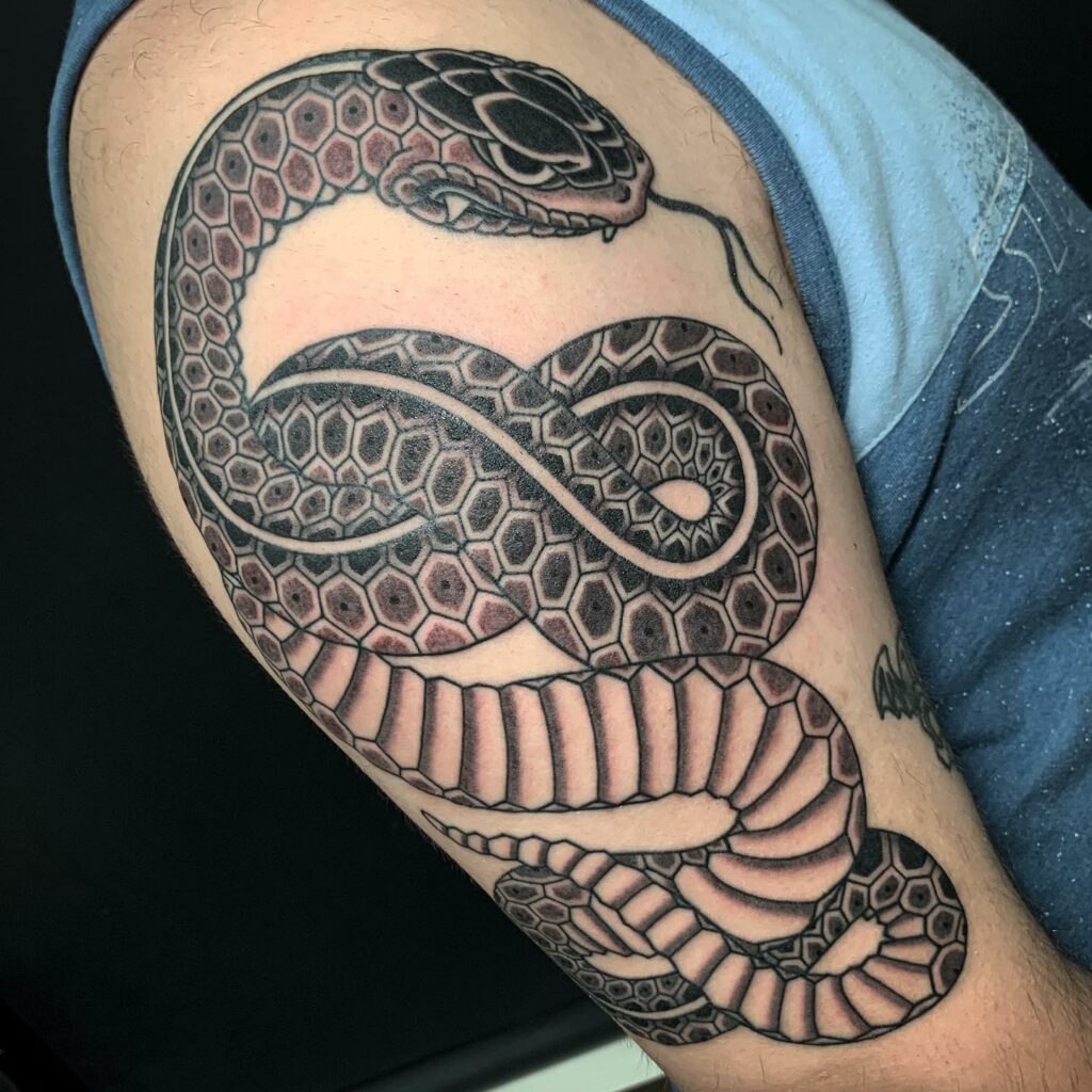Japanese Snake Tattoo Idea  BlackInk