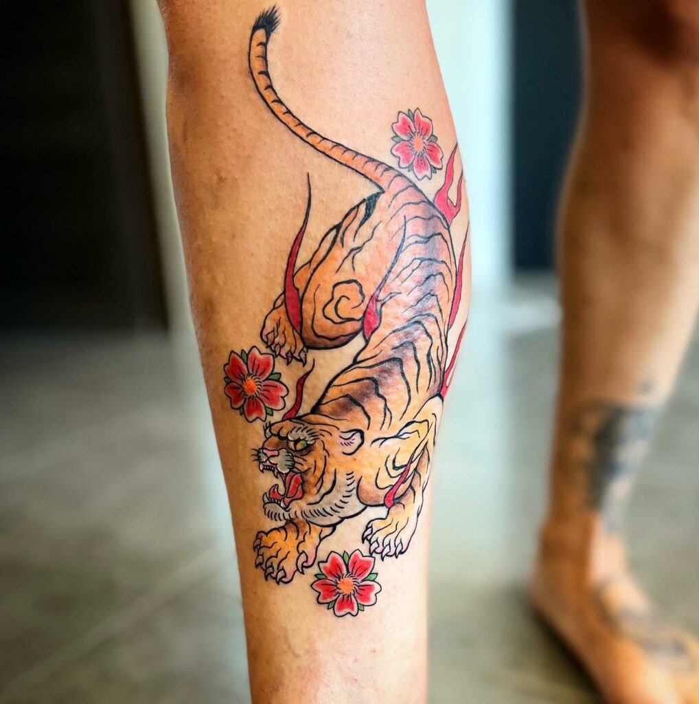 Japanese Tiger Tattoo