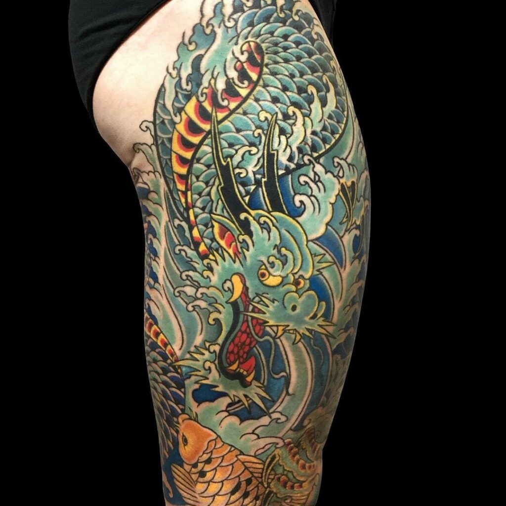 Japanese Water Dragon Tattoo