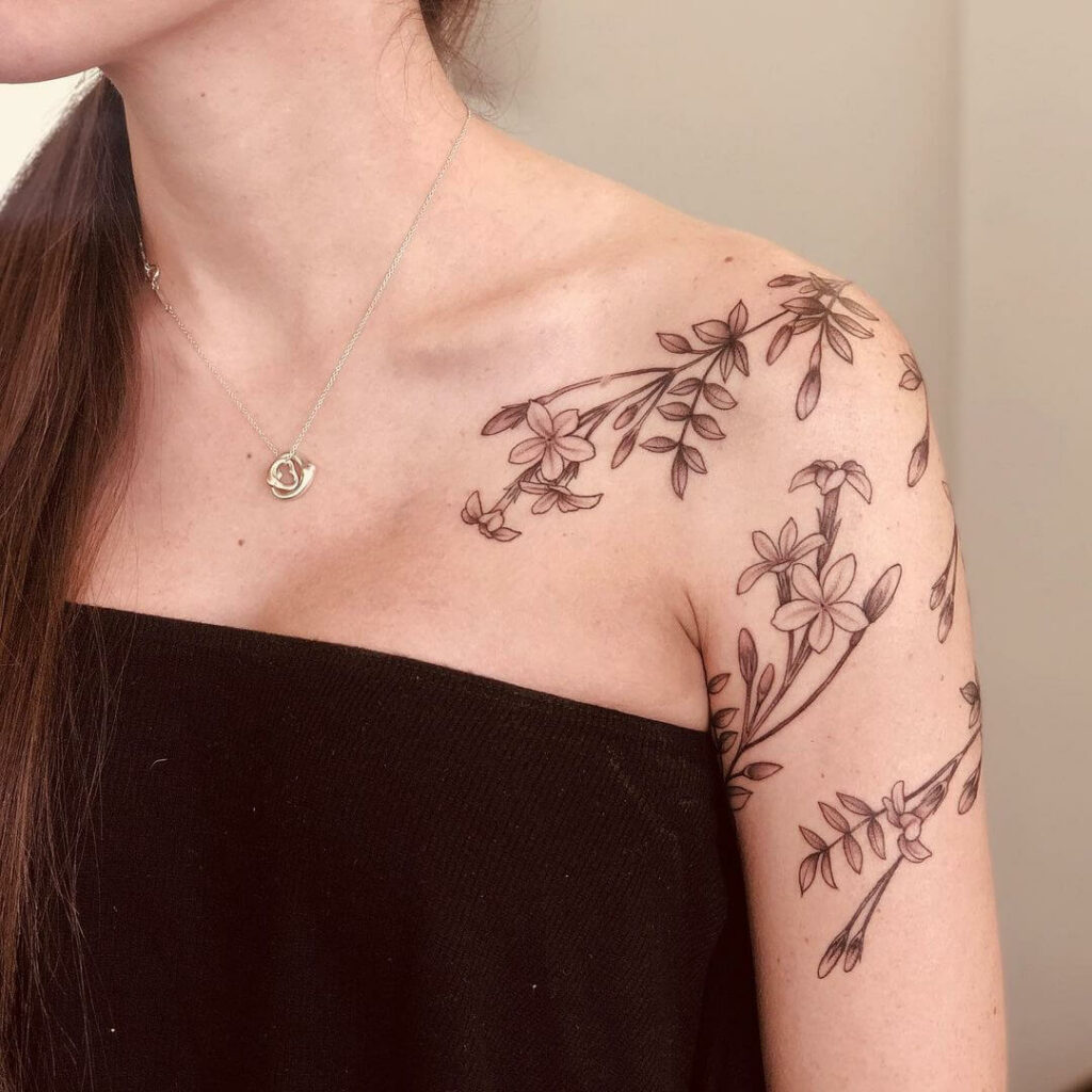 12+ Jasmine Tattoo Ideas That Will Blow Your Mind! alexie