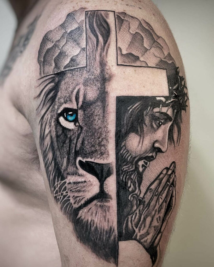 Top 51 Jesus Sleeve Tattoo Ideas  2021 Inspiration Guide