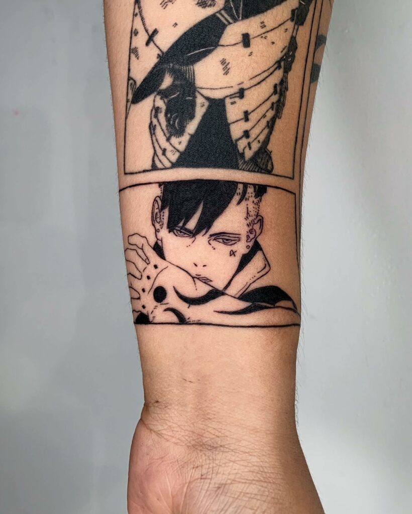 Kawaki Manga Tattoo