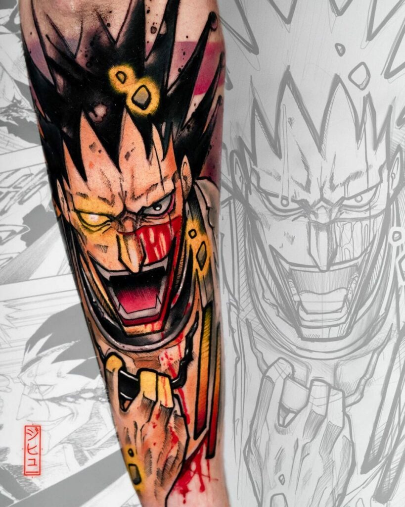 35 Cool Anime Tattoos for Animation Fans 2023  The Trend Spotter