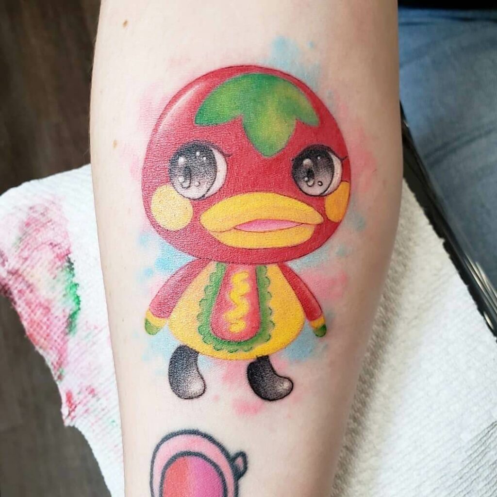 Ketchup Animal Crossing Tattoo