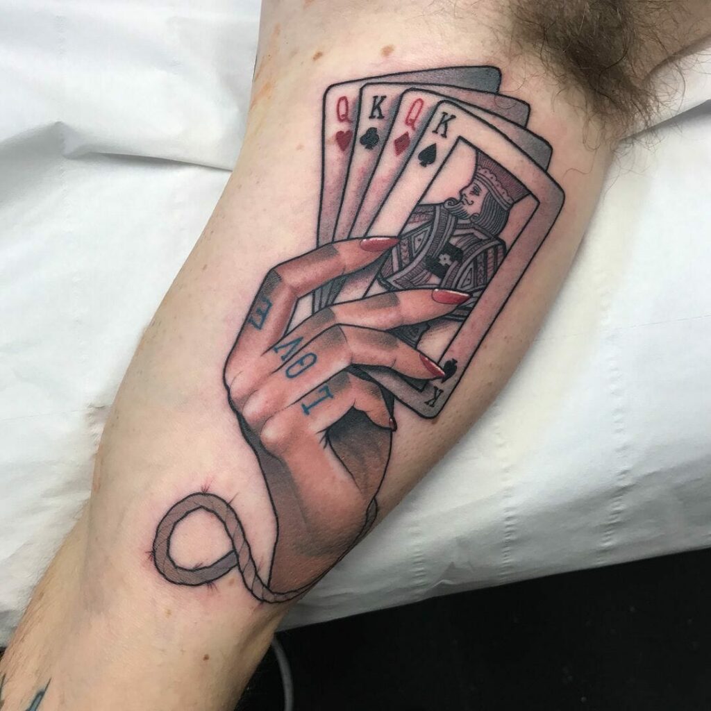 Top 87 Playing Card & Poker Tattoo Ideas [2021 Inspiration Guide]