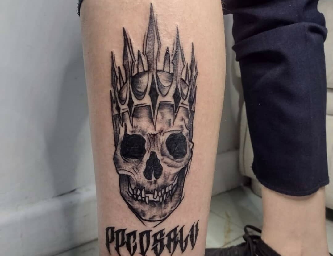 king skull tattoo designs