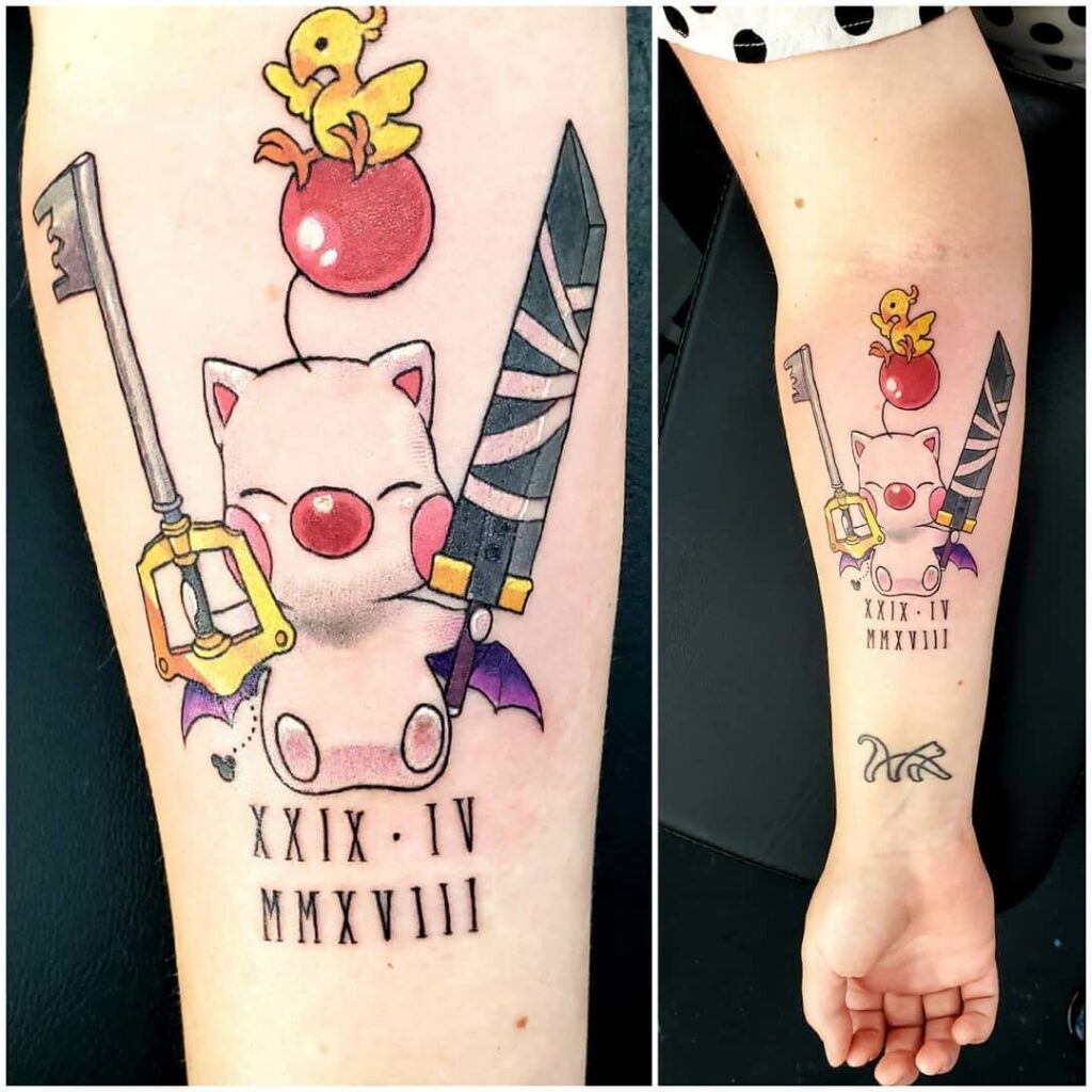 OLLIE KEABLE TATTOOS  Shunises Final Fantasy VII piece Thanks so much