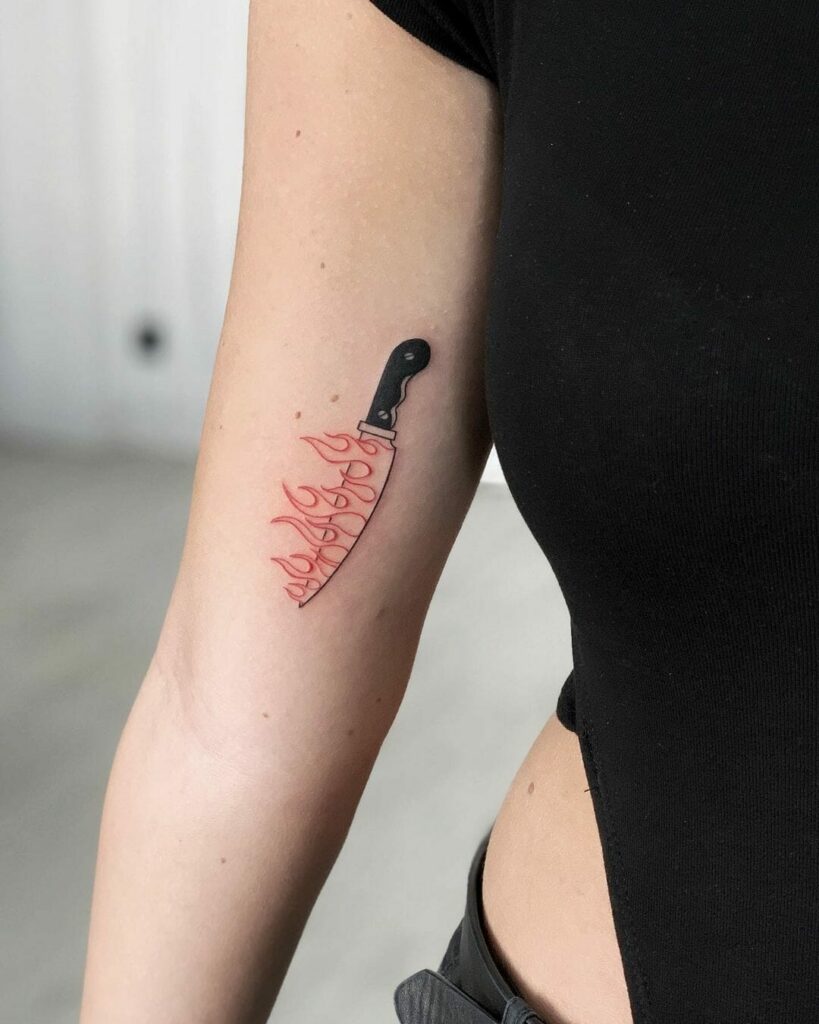 Knife Tattoo