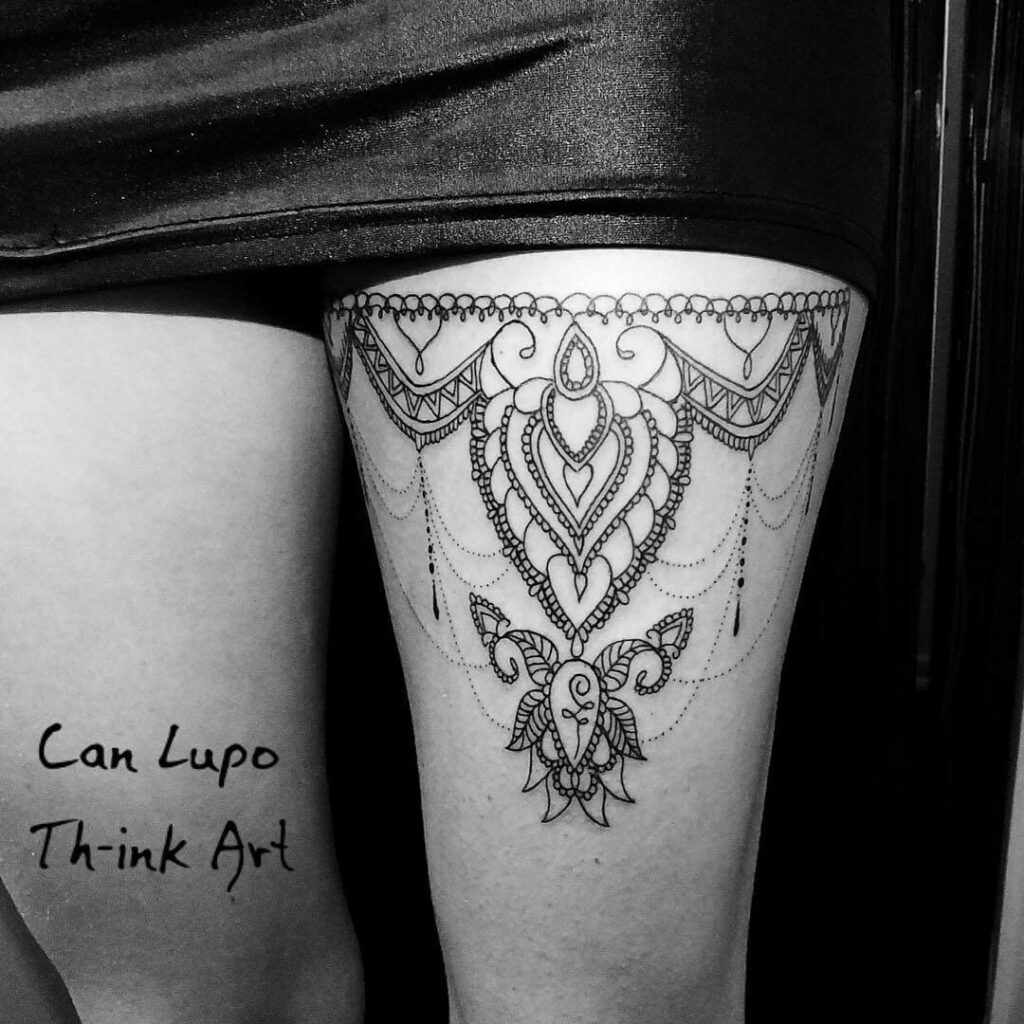 Lace Mandala Tattoo Design