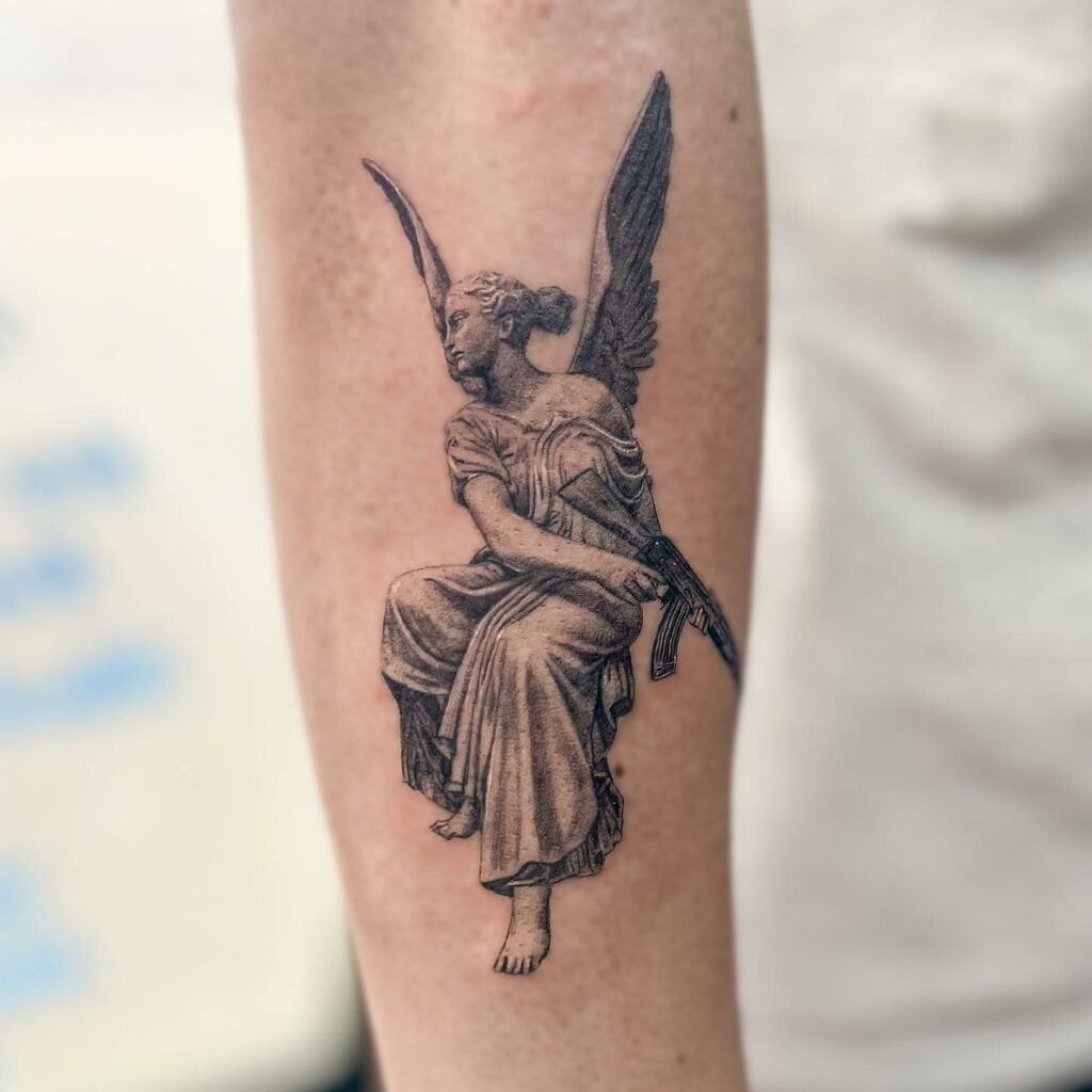 10 Best Angel Forearm Tattoo IdeasCollected By Daily Hind News