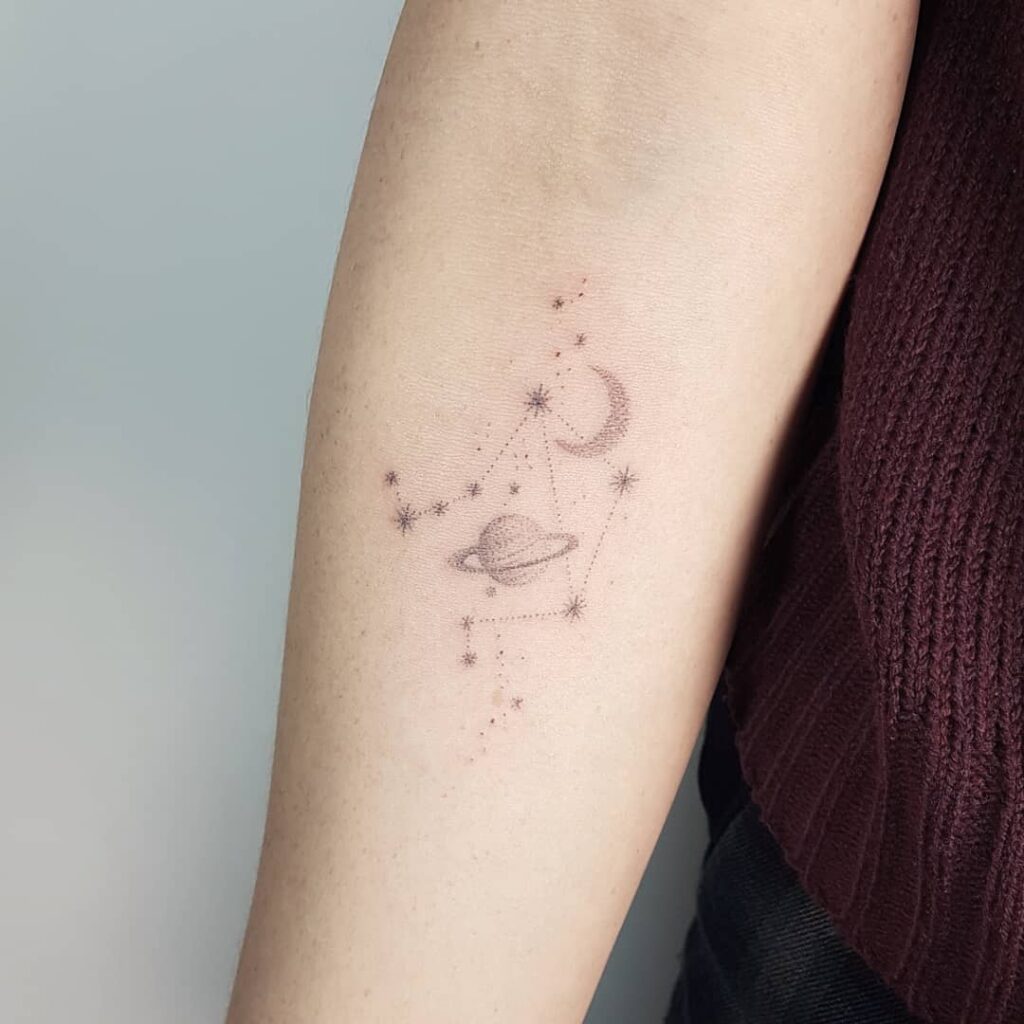 30 Best Libra Constellation Tattoo with Meaning and Ideas  Body Art Guru