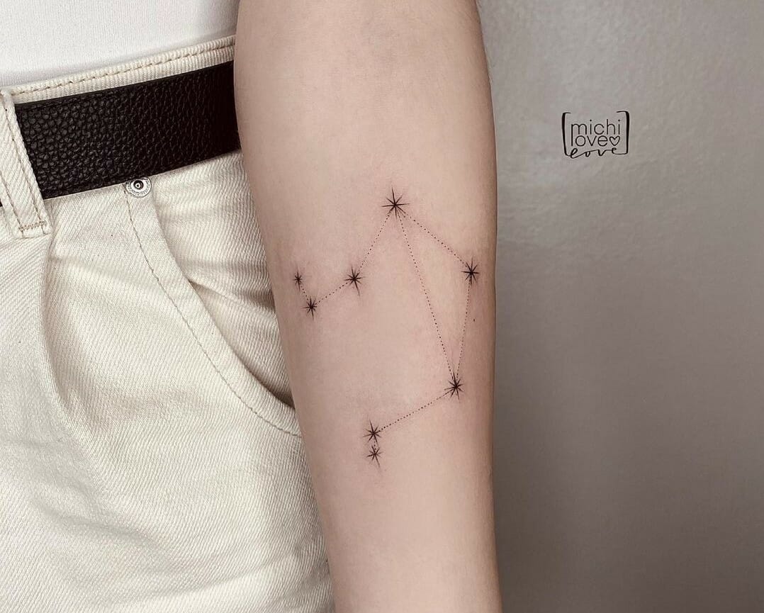 62 Elegant Libra Tattoos with Meaning