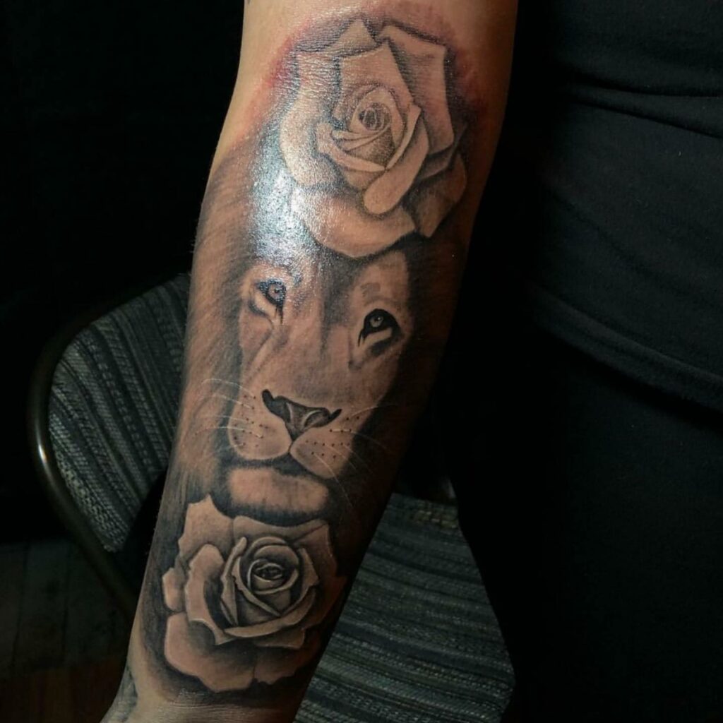 Lion Sleeve Tattoos