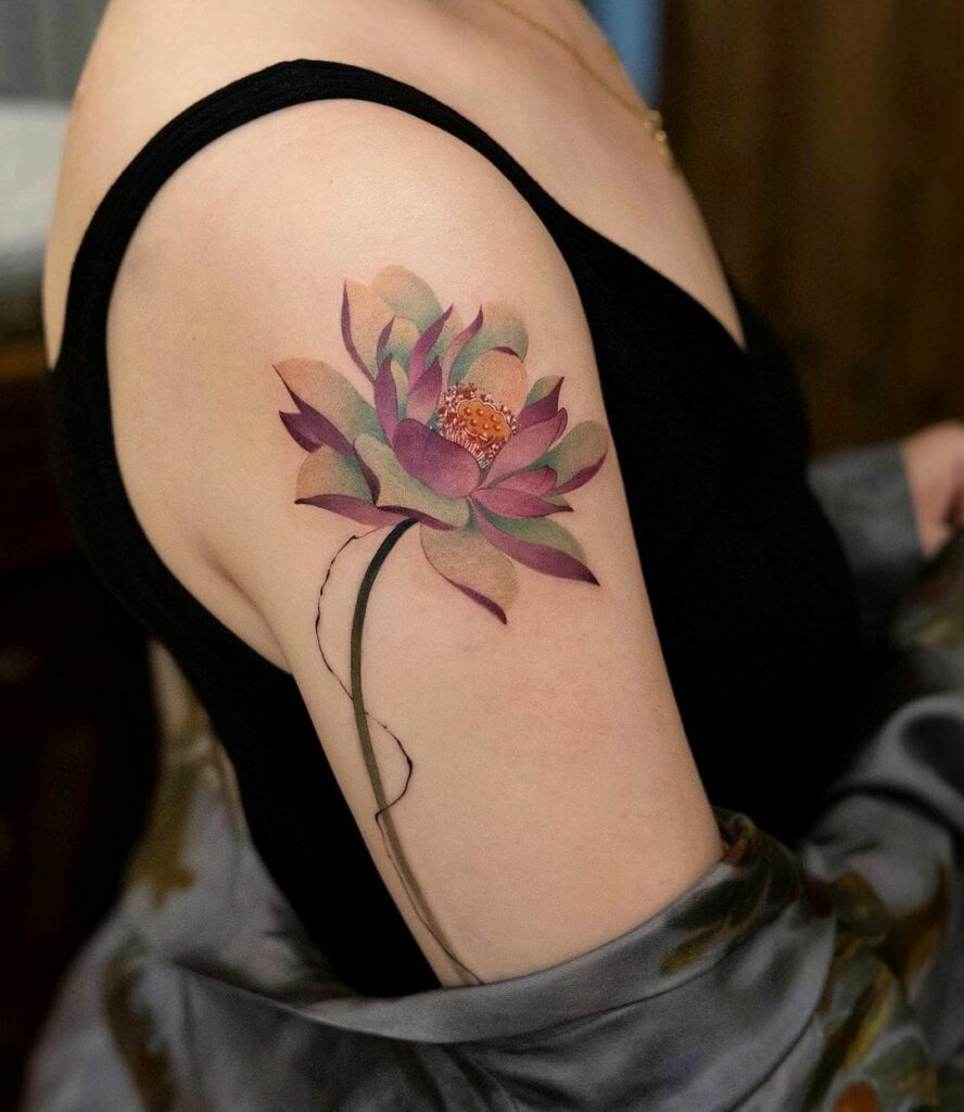 Lotus Tattoo Design