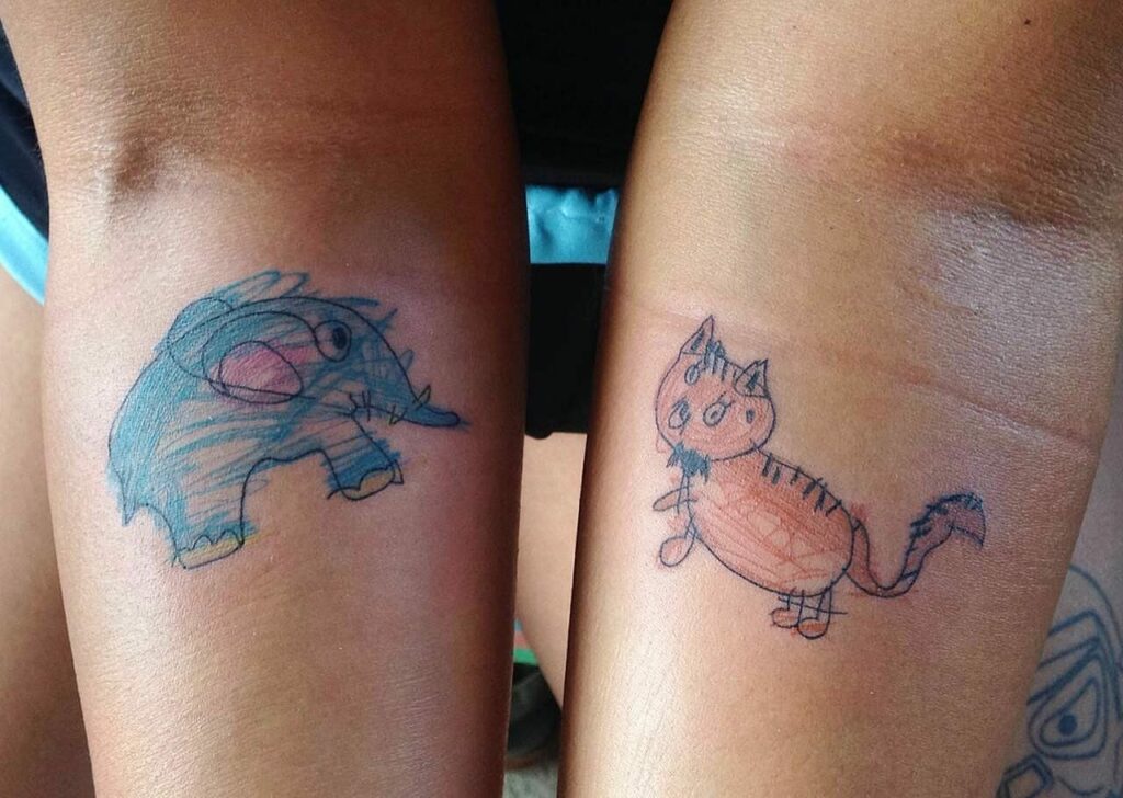 Lovely Tattoo Design Ideas Made By Autistic Children