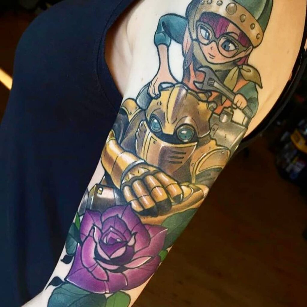 chrono trigger tattoo  one foot in the grave