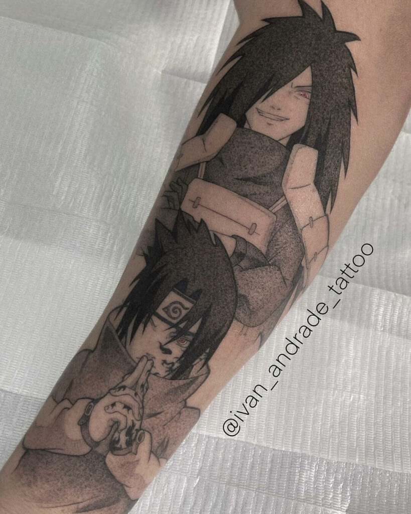Sasuke Uchiha  Curse Line art Tattoo, Seal, white, face