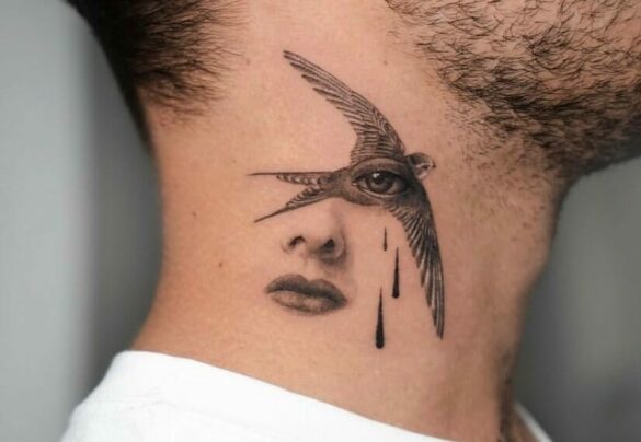 5. "Cool Throat Tattoos For Men" - wide 9
