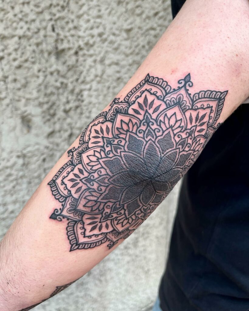 Mandala Forearm Tattoo