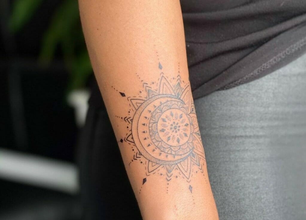 Buy Mandala Moon Temporary Tattoo Online in India  Etsy
