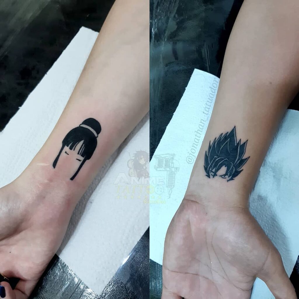 Matching Anime Tattoos