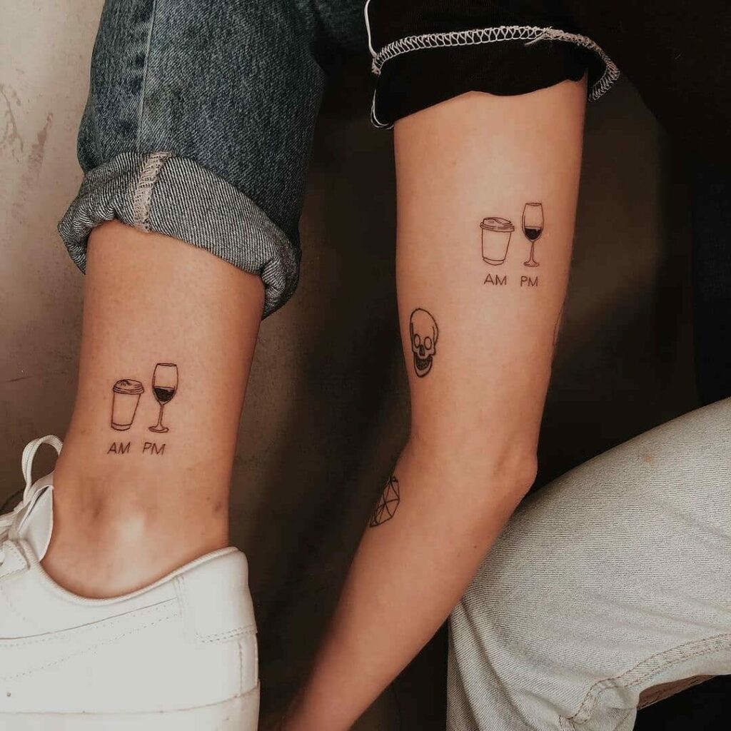 15 NonMatching Tattoo Ideas to Try with Your Best Friend